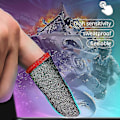 Miniatyrbillede 2 af 5: 20 stk. Gaming Finger Sleeve Mobil Skærm Spil Controller Åndbar Tommelfingerhandske