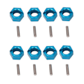 Miniatyrbillede 1 af 5: 8X A949-11 Aluminium Hexagon Hjul Hex Mount Hub Pins 7mm Opgraderingsdele til 1/18 A949 A959 A969 A979