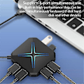 Pikkukuva 4 / 5: 10-in-1 USB-keskitin ja o-sovitin stereokaiuttimella PC:lle, kannettavalle ja pöytäkoneelle