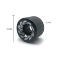 Miniatyrbillede 2 af 5: 4 stk. skateboardtilbehør Double Warping 70X51Mm 82A Glidende Plade Slibehjul Long Board Hjul