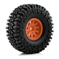 Miniatyrbild 4 av 5: 4 st 110 mm Hjul Däck för 1/10 RC Rock Crawler Axial SCX10 SCX10 II 90046 TRX4 D90 RC Bildelar, B