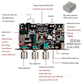 Miniatyrbild 3 av 5: TPA3116D2 100W Bluetooth Ljudförstärkarkort Mono med Boost Hi-Bass Justering DIY Högtalarförstärkare