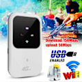 Pikkukuva 2 / 5: Avattu 4G-LTE Mobiililaajakaista Wifi Langaton Reititin Kannettava Mifi Hotspot