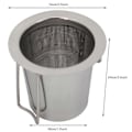 Miniatyrbillede 5 af 5: Te-infuser i metal, foldbart tefilter i rustfrit stål
