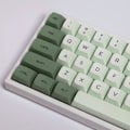 Miniatyrbillede 2 af 5: Matcha Grønne Japansk Stil Keycaps 123 Taster XDA Profil Sublimering PBT Keycaps Personliggørelse DIY Matcha Japanese Pack by paper box