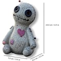 Miniatyrbillede 2 af 5: Voodoo Dukke Røgelsesbrænder Keglebrænder Backflow Røgelsesholder, 4\" Resin Røgelsesholdere Resin Statuer Ornament Håndlavet Håndværk