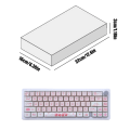 Miniatyrbild 1 av 5: PBT keycap engelska 133/127 tangenter sommaris tangent naughty cat tangent Pink