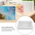 Miniatyrbillede 4 af 5: Store Resinforme, Rektangulære Silikoneforme til Resin Støbning, Epoxy Resinforme til Blomsterbevaring, Resin Håndværk