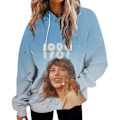 Miniatyrbillede 1 af 2: Taylor Swift sanger Taylor Swift periferiudstyr 3D-printet hættetrøje trendy for både mænd og kvinder 4XL