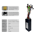Miniatyrbilde 4 av 5: Elektrisk Sykkel 36V/48V 30A 750W 1000W 2 Modell Sinusbølgekontroller EN05 LCD-Display for Elsykkel