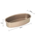 Miniatyrbild 2 av 5: 3 Delar Non-Stick Oval Form Kakform Cheesecake Limpa Brödform Bakplåt för Ugn och Bakning