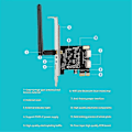 Miniatyrbilde 4 av 5: Wifi Datamaskin Strøm Reset Bryter PCIe Fjernstart Oppstartskort for PC Stasjonær Datamaskin Støtte for A