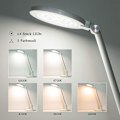 Miniatyrbilde 3 av 5: LED Skrivebordslampe Øyebesparende Skrivebordslampe Hjemmekontorlampe Justerbare Bordlamper Med 10 Lysstyrkenivåer Og 6 Lysmoduser Berøringsfølsom Kontroll Blå