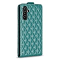 Miniatyrbillede 5 af 5: BF30 Kompatibel til Samsung Galaxy A35 5G Etui Kortholder Vertikal Flip Læder Cover Green