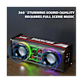 Miniatyrbild 4 av 5: V8 Transparenta Bluetooth-högtalare RGB-ljus Trådlös Utomhus Sport Bluetooth Audio TWS Subwoofer S