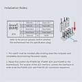 Miniatyrbild 4 av 5: Dator Skrivbord Switch PC Moderkort Strömförlängningskabel Switch Extern Strömbrytare Skrivbord