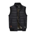 Miniatyrbilde 2 av 3: Vinterfortykket Varm Parkas Herre Fleece Hette Herre Vinterjakke Frakk Arbeidsklær Jakke Fløyelsfrakk 9805Black L