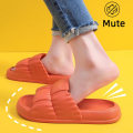 Miniatyrbillede 3 af 5: Bløde sky-slippers med tyk sål til sommerstrand, sandaler, hjemmesko Grass green 40-41