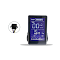Miniatyrbild 1 av 5: Ebike Display LCD GD06 Vertikal Skärm för JIANNUO Controller Elektrisk Scooter Navmotor Konvertering