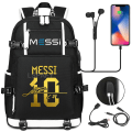 Miniatyrbild 3 av 5: 18\" Messi Ryggsäck Svart Vattentät 10