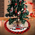 Miniatyrbilde 5 av 5: 120cm Juletre Skjørt, Juletrefot Deksel, Juletrepynt, God Jul Juletre Skjørt Juletre Matte, Julenissen Snømann
