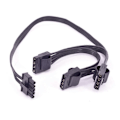 Pikkukuva 1 / 5: 5-nastainen 1-3 Perifeerinen 4-nastainen Molex IDE 5P PSU Virtalähdekaapeli malleille V550 V650 V700 V750 V850 V1000
