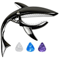Miniatyrbild 1 av 5: Shark Guitar Capo - Zinklegering Capo för Akustisk, Elektrisk, Klassisk Gitarr, Bas och Ukulele