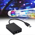 Miniatyrbilde 2 av 5: USB1000F-LX USB 3.0 Gigabit Fiber Ethernet Nettverksadapter Single Mode 1310Nm 10Km LC Optisk Modul SFP NIC RTL8153