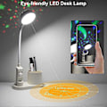 Miniatyrbilde 4 av 5: Bordlampe for barn, studielampe med stativ, automatisk fargeskiftende nattbordslampe, oppladbar og dimbar LED-leselampe for barn