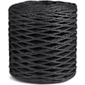 Miniatyrbillede 1 af 5: 200M Raffia Papir Snor Papir Garn Raffia Bånd til Jul, Gaveindpakning, Håndværksdekoration Sort