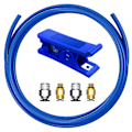 Miniatyrbillede 1 af 5: Bowden slange kit, PTFE-slange til 1,75 mm filament, Cutter A