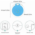 Miniatyrbild 2 av 5: 4-pack Mini GPS-tracker Vattentät Bärbar Bluetooth-tracker för Bagage/Barn/Husdjur/Katt/Hund Premium