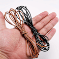 Miniatyrbillede 4 af 5: 10 meter voksbehandlet nylon snor reb til DIY armbånd smykkefremstilling håndværk - Dyb kaffe