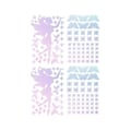 Miniatyrbillede 1 af 5: 2 stk. Køleskabsmærkater, Søde Stjerne Køleskabsmærkater der lyser i mørket, Køleskabs Dazzle Decals Decora