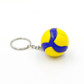 Miniatyrbillede 4 af 5: Volleyball Nøglering Vedhæng Fodbold Strandbold Basketball Nøglering Kæde 2