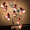 Miniatyrbillede 2 af 5: Julepynt LED Julemand Lys Kæder Juletræ Julefrokost Dekoration Lanterne Q