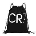 Miniatyrbilde 1 av 5: Cristiano Ronaldo Cr7 Ryggsekk Bærbar Snøreveske Lomme Gymbag 18 One Size