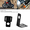 Miniatyrbild 2 av 3: Universal Baklyktafäste för Motorcykel Baklykta i Metall (svart)
