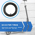 Miniatyrbillede 4 af 5: 2 stk. 10 tommer 80/65-6 Indvendig slange 255x80 Gummi til Zero 10x Elektrisk Scooter Fremragende Udskiftning A
