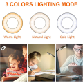 Miniatyrbilde 4 av 5: Clip-on Leselys, 48 LED USB Skrivebordslys, 360 Fleksibel Svanehals Clip-on Lys For Skrivebord Sengegavler Og Videokonferanser.