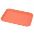 Miniatyrbilde 1 av 5: 45x35cm Rektangulært Fast Food Brett Hotell Restaurant PP Serveringsbrett, Størrelse L (BPA-fritt, Ikke FDA-sertifisert) Orange
