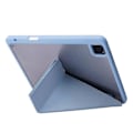Miniatyrbilde 2 av 5: Kompatibel for iPad Pro 12.9-tommer (2021)/(2020)/(2018) Nettbrettveske Auto Wake/Sleep Origami Stativ PU-Lær + Akryl Deksel Azure
