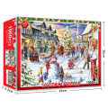 Miniatyrbild 1 av 5: Pussel för 1000 Bitar Pussel i Papper Pedagogiska Intellektuella Avkopplande DIY Pussel Spel Leksaker Gåva Christmas