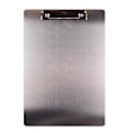 Miniatyrbillede 1 af 5: Metal Clipboard Mappe A4 Rustfrit Stål Tavle Regningsopbevaringsmappe Skrivefil Tavle Splint til B