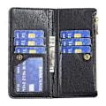 Miniatyrbillede 4 af 5: BINFEN COLOR Kompatibel med Samsung Galaxy A32 4G (EU Version) BF Style-15 Rhombus Mønster Præget Beskyttelsesetui med Lynlås P Black