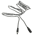 Pikkukuva 3 / 4: 2m 5.5mm X 2.1mm DC-virtajohto, uros-naaras jatkokaapeli, liitin Q