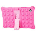 Miniatyrbilde 5 av 5: Kompatibel med Galaxy Tab A8 10.5 (2021) Fidget Sensorisk Silikon Boble Angst Stress Reduserende Leker Anti-skli Tekstur Nettbrettdeksel Pink