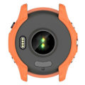 Miniatyrbild 4 av 5: Kompatibel För Garmin Forerunner 255 Mjukt TPU Klockskydd Utskuren Design Anti-Repor Skyddande Ram Orange
