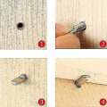 Miniatyrbild 5 av 5: 20 st Stift, Hyllbärare Nickelpläterade Metallplattor Fästen För Skåp Skrivbordstillbehör - 5mm*19mm