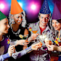 Miniatyrbild 4 av 5: 7 st Tomtehatt Dvärg Hatt Filt Partyhatt Färgglada Alvhattar Kostymtillbehör Partygåvor